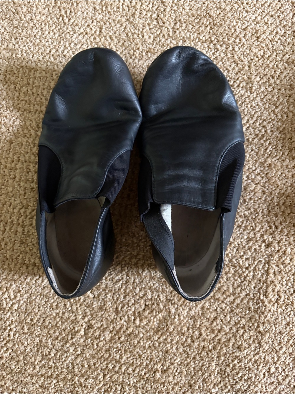 Bloch Black Slip-On Jazz Shoes